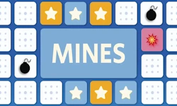 Tabuleiro do jogo Mines com casas reveladas