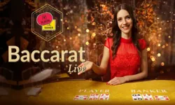 Mesa de baccarat ao vivo