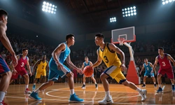 Apostas em basquete, lance perto da cesta